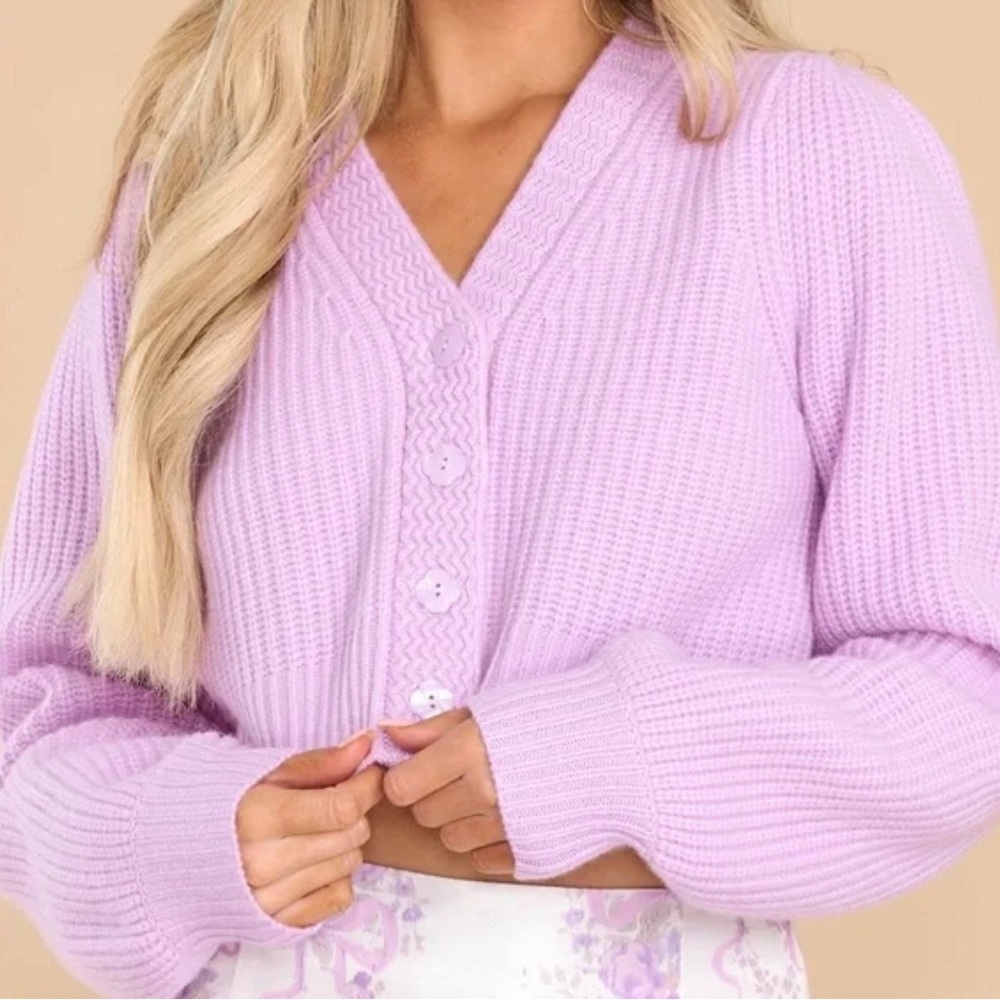 LoveShackFancy Avignon Cropped Cardigan